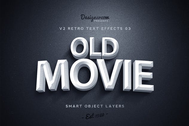 80年代复古风格文本特效PS字体样式v1 Retro Text Effects V2插图(3)
