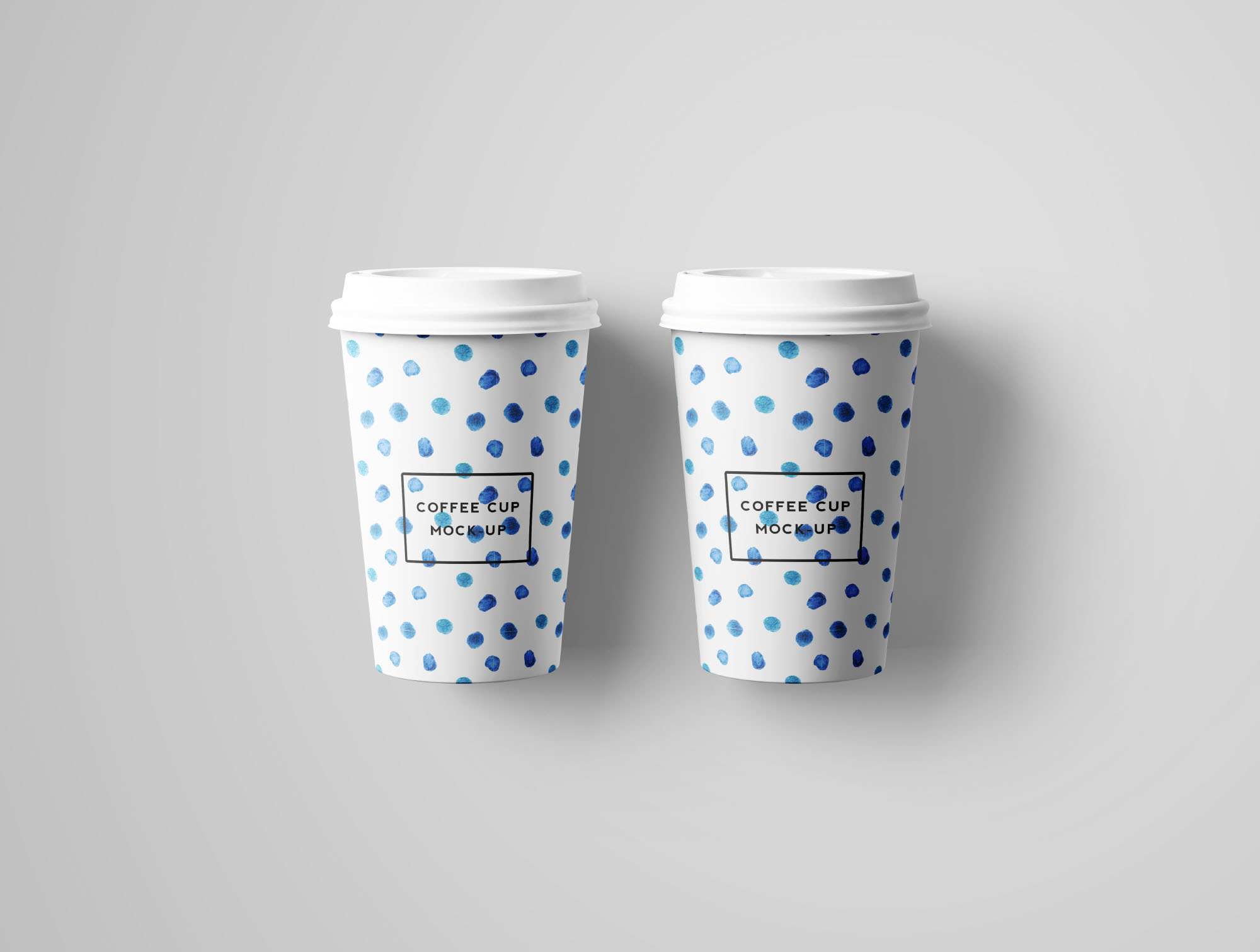 7个创意斑点咖啡杯样机PSD模板插图(9)