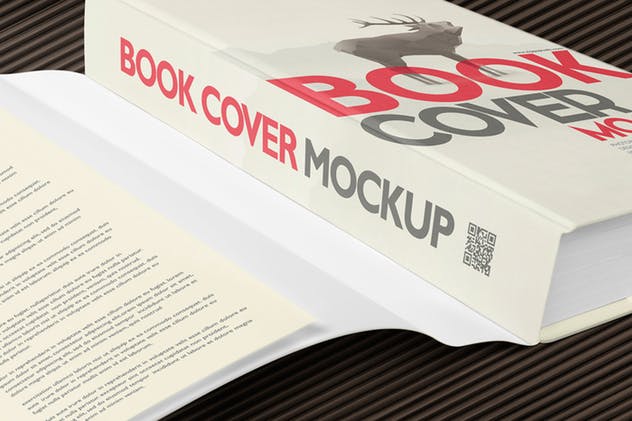 精装封面厚书籍外观设计样机模板 6 Book Mockups插图(3)
