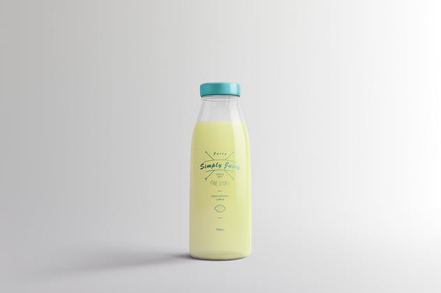 果汁瓶包装设计展示样机 Juice Bottle Packaging Mock-Ups Vol.1插图(7)