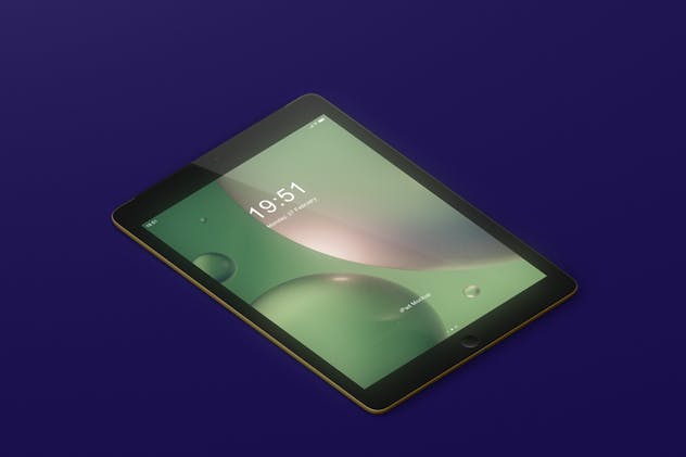 iPad平板电脑屏幕设备样机 Tablet Screen Mockup插图(4)