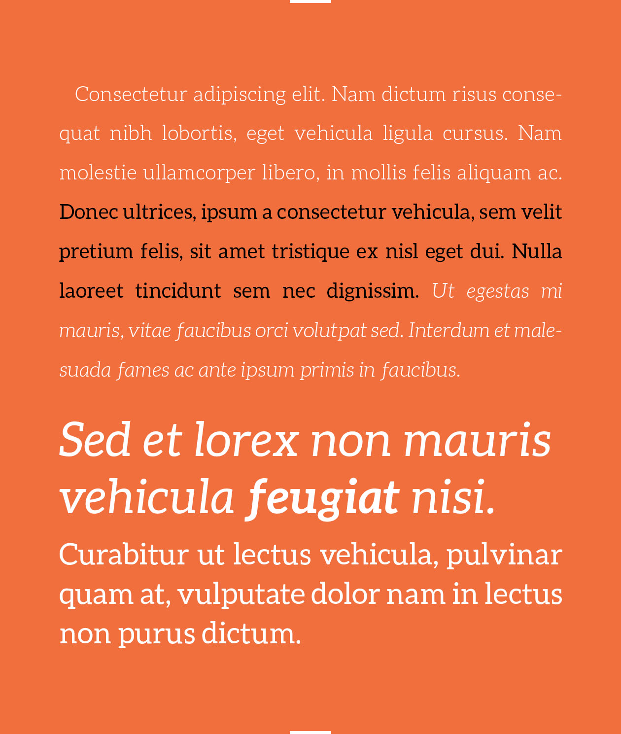 排版设计绝配英文半圆衬线字体 Aleo Slab Typeface插图(2)
