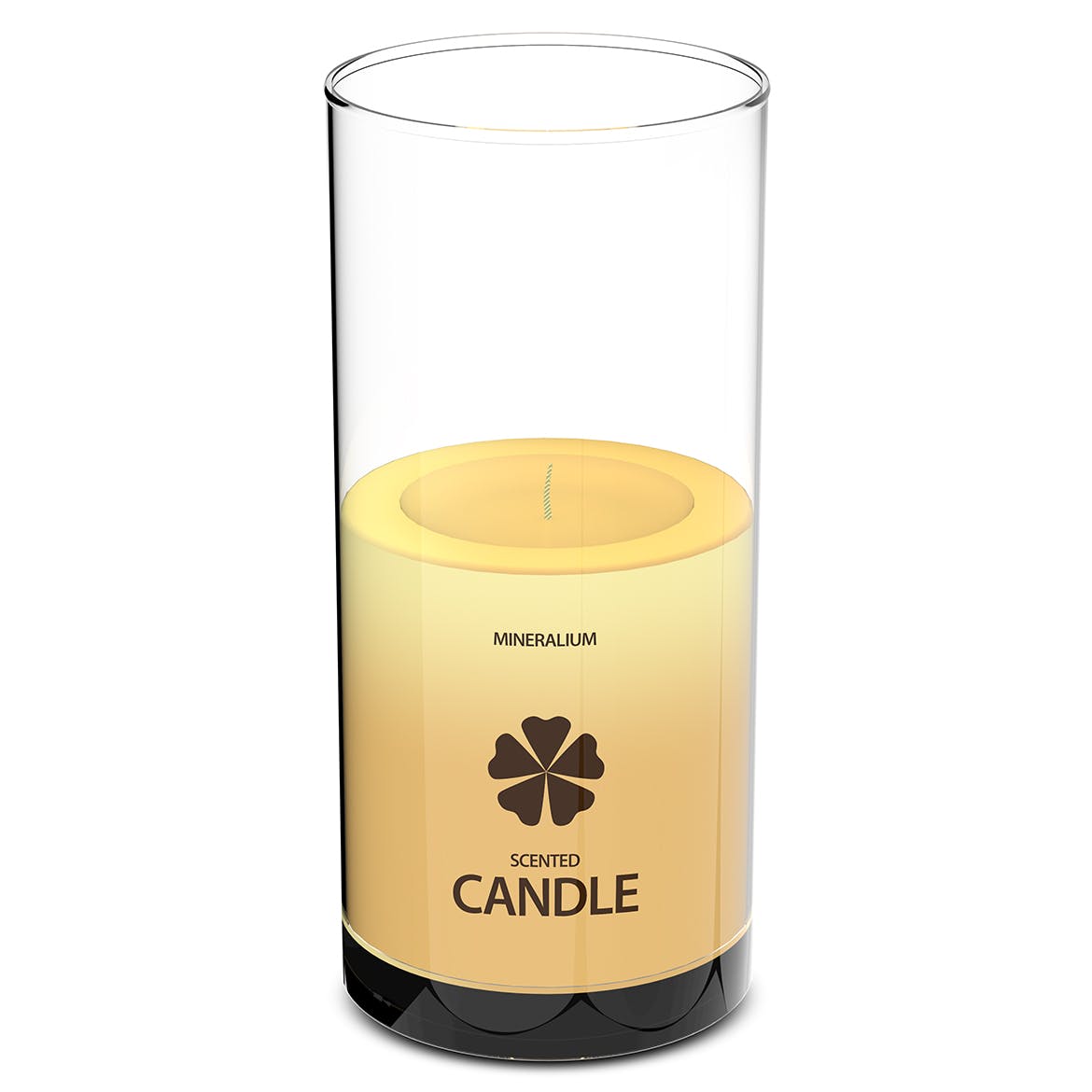 玻璃蜡烛外观设计PSD样机模板 Glass Candle PSD Mock-ups插图(4)