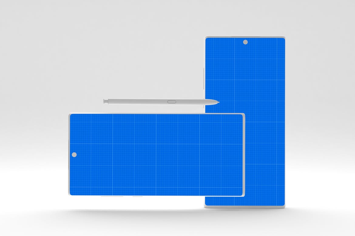 简约风格三星Note 10智能手机样机模板 Clean Note 10 Mockup插图(12)