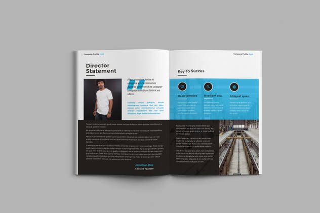 企业宣传册/画册/商业提案手册INDD设计模板 Company Profile 2020插图(3)