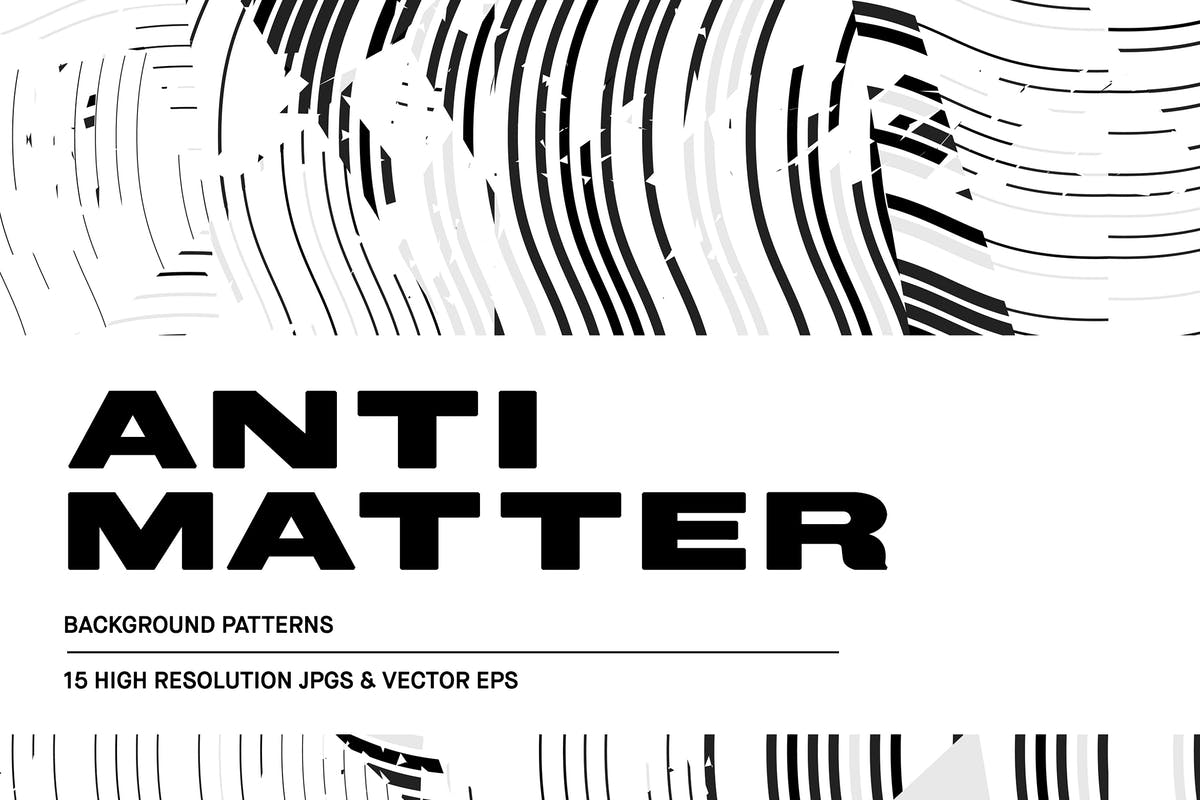 反物质抽象图形图案背景 Anti Matter – Background Patterns插图