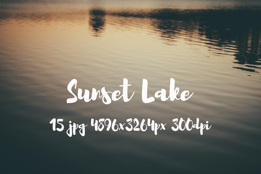 日落湖水高清照片素材 Sunset Lake photo pack插图(4)