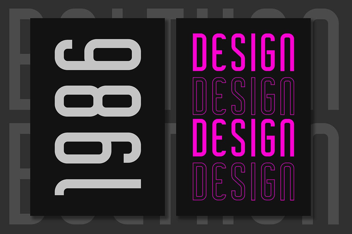 Logo商标/平面设计标题/包装设计英文无衬线字体 Bolthen – Sans Serif Display Typeface插图(2)