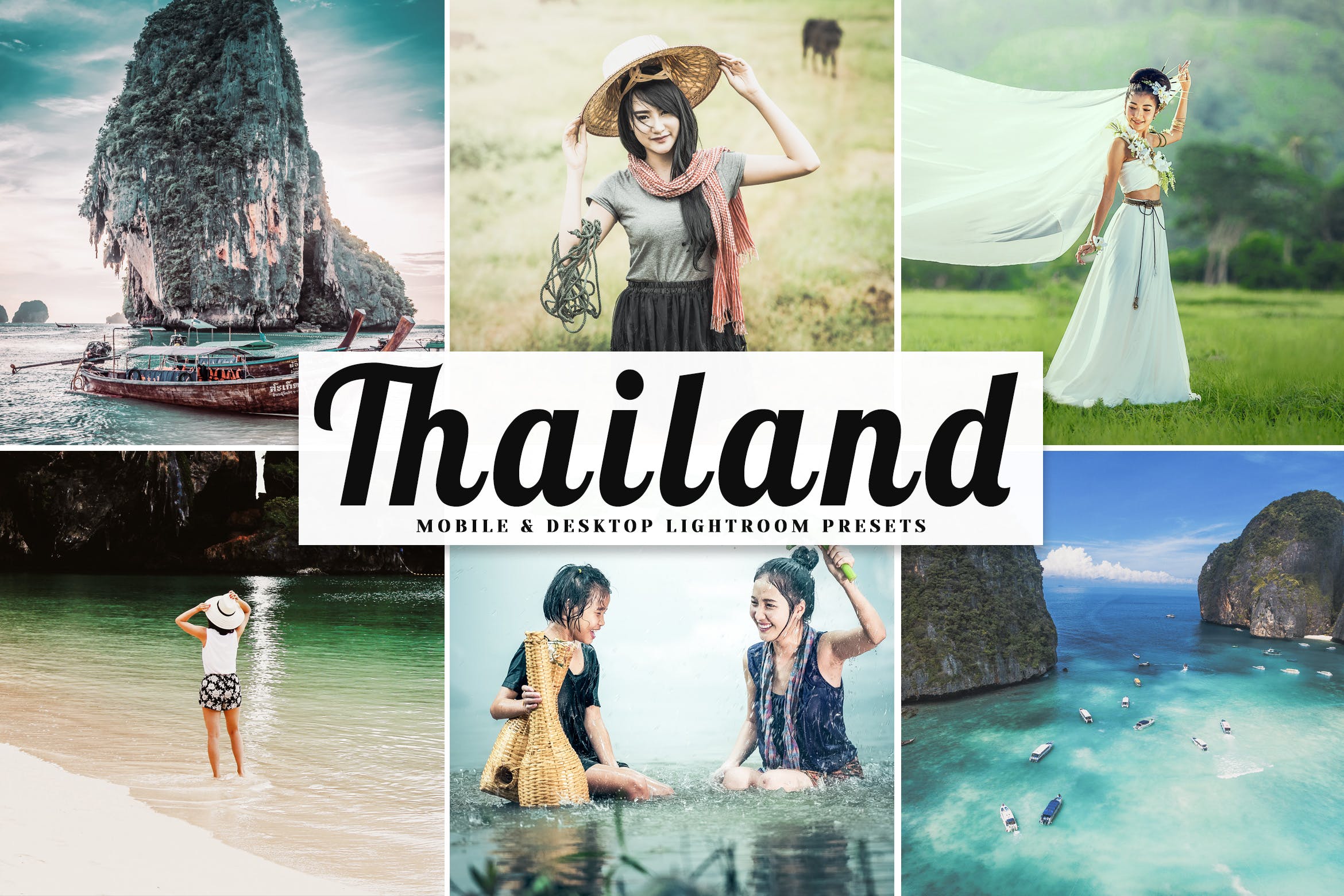 哑光暖色调的乡村摄影LR预设下载 Thailand Mobile & Desktop Lightroom Presets插图