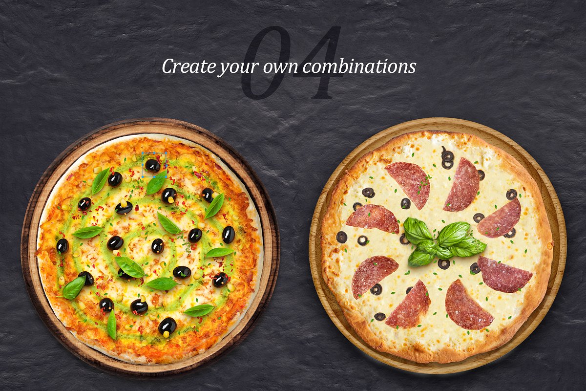 美味食品披萨样机和场景生成器【Pizza Creator & Scene Generator】插图(6)