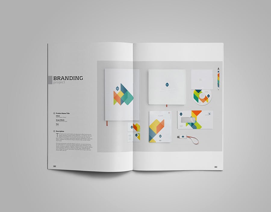 创意设计工作室设计案例/作品集画册设计模板 Creative Design Portfolio #01插图(11)