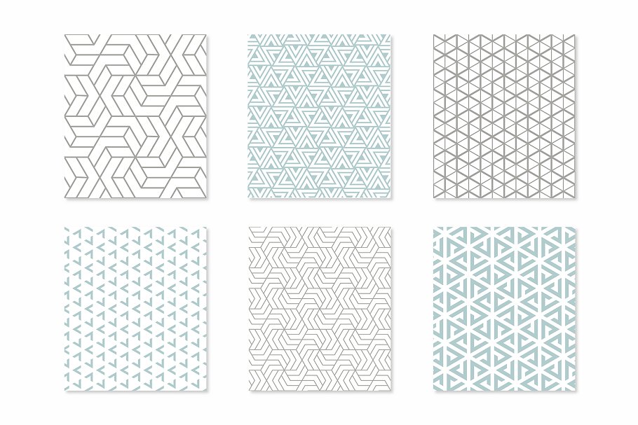 三十种几何无缝纹理 Thirty Geometric Seamless Patterns插图(5)