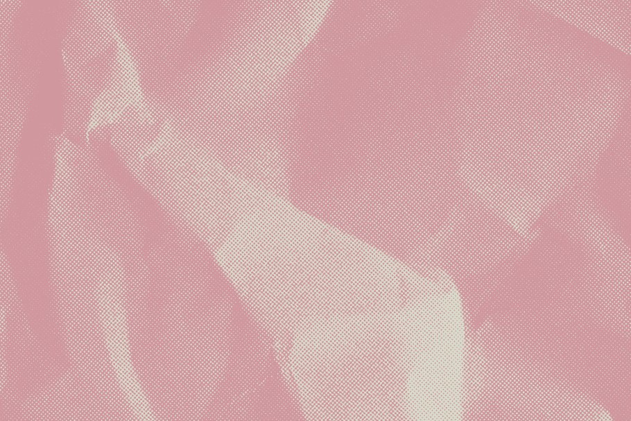 15款半色调皱褶纸张纹理 15 Crumpled Paper Halftone Textures插图(3)