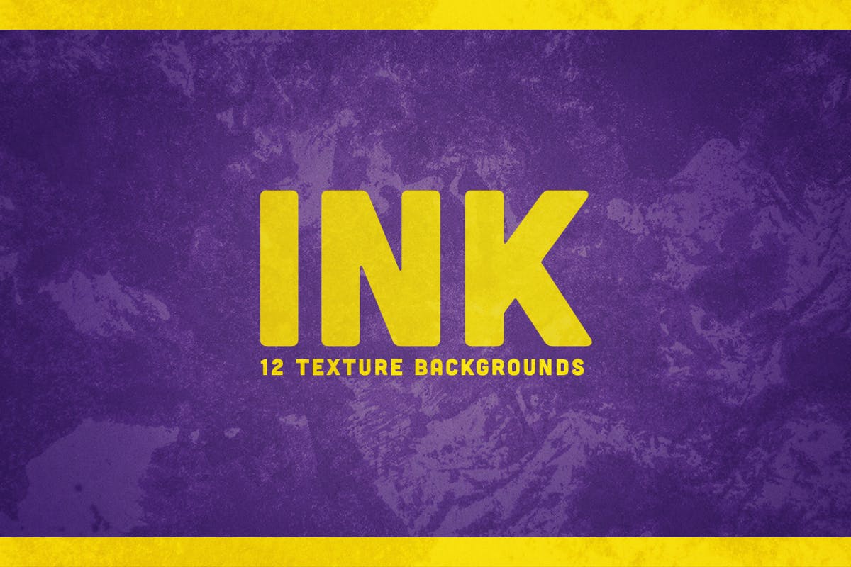 油墨纹理背景设计套装 INK Texture Backgrounds插图