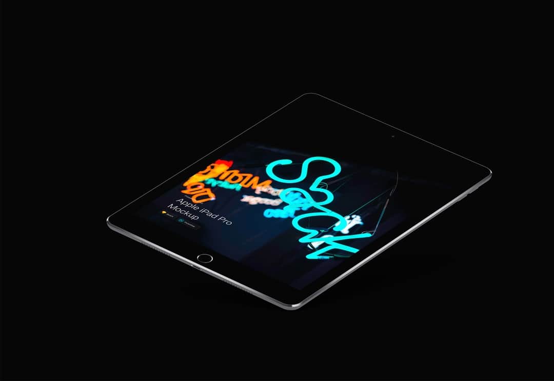 超级主流桌面&移动设备样机系列：平板电脑iPad Pro样机&场景[兼容PS,Sketch;共10.89GB]插图(9)