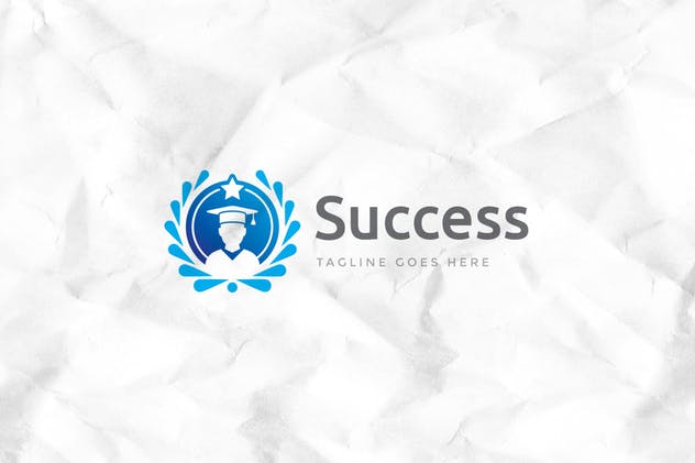 成功考试培训主题Logo模板 Success Logo Template插图(1)