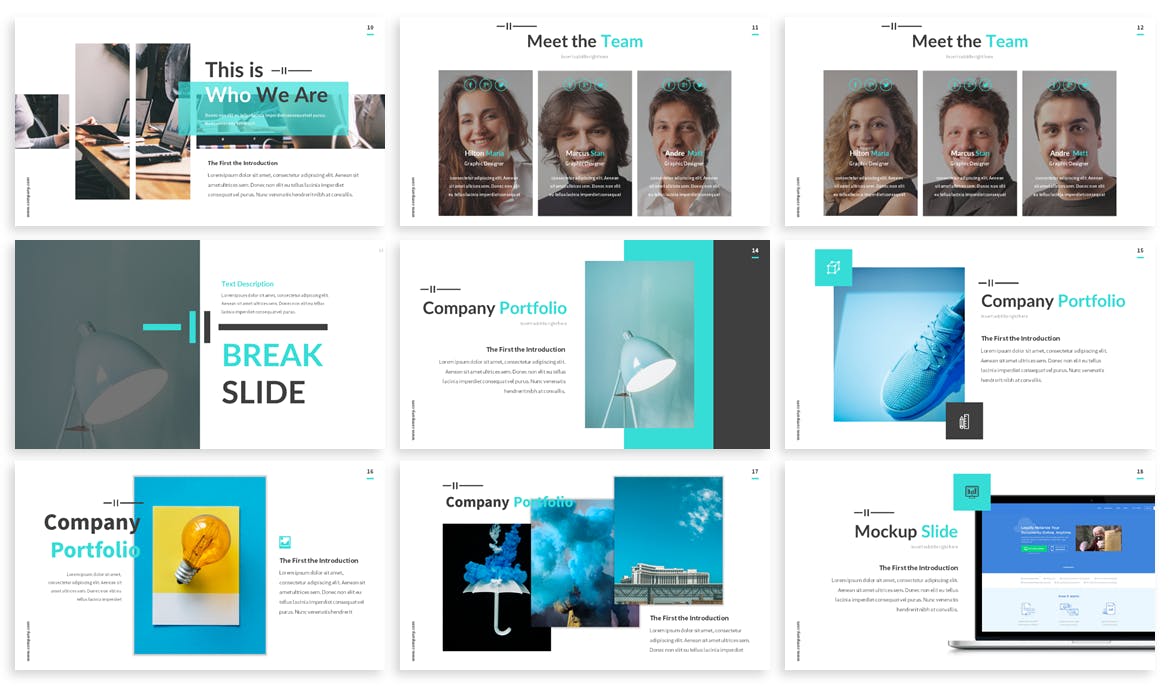 企业商务主题谷歌幻灯片设计模板[PPTX] Serdana – Business Google Slides Template插图(2)