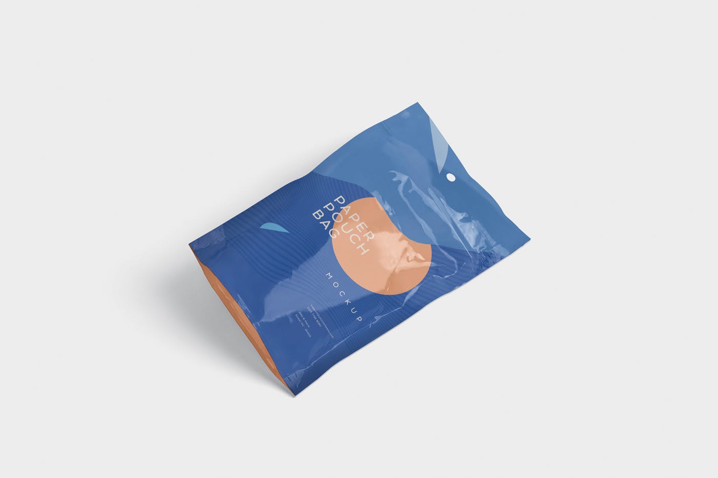 小尺寸零食包装纸袋设计图样机 Paper Pouch Bag Mockup in Small Size插图(3)