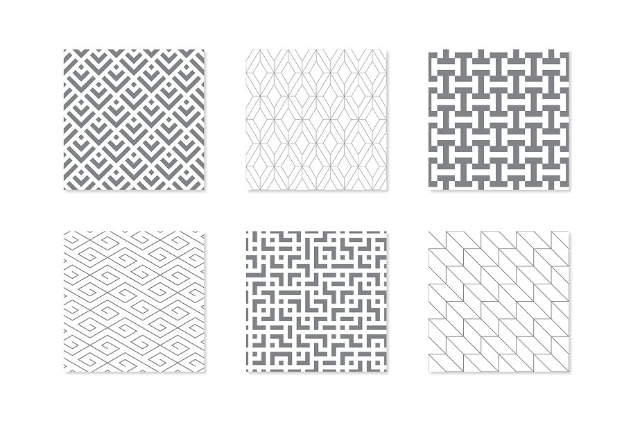 三十六种几何图形花样素材 Thirty Six Assorted Pattern插图(4)