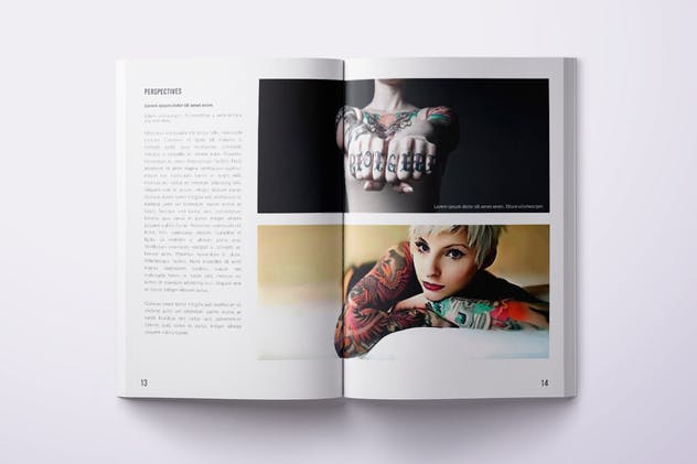 时尚艺术照片摄影作品杂志画册设计模板 Multipurpose Photo Magazine A4 & US Letter 28 Pgs插图(7)