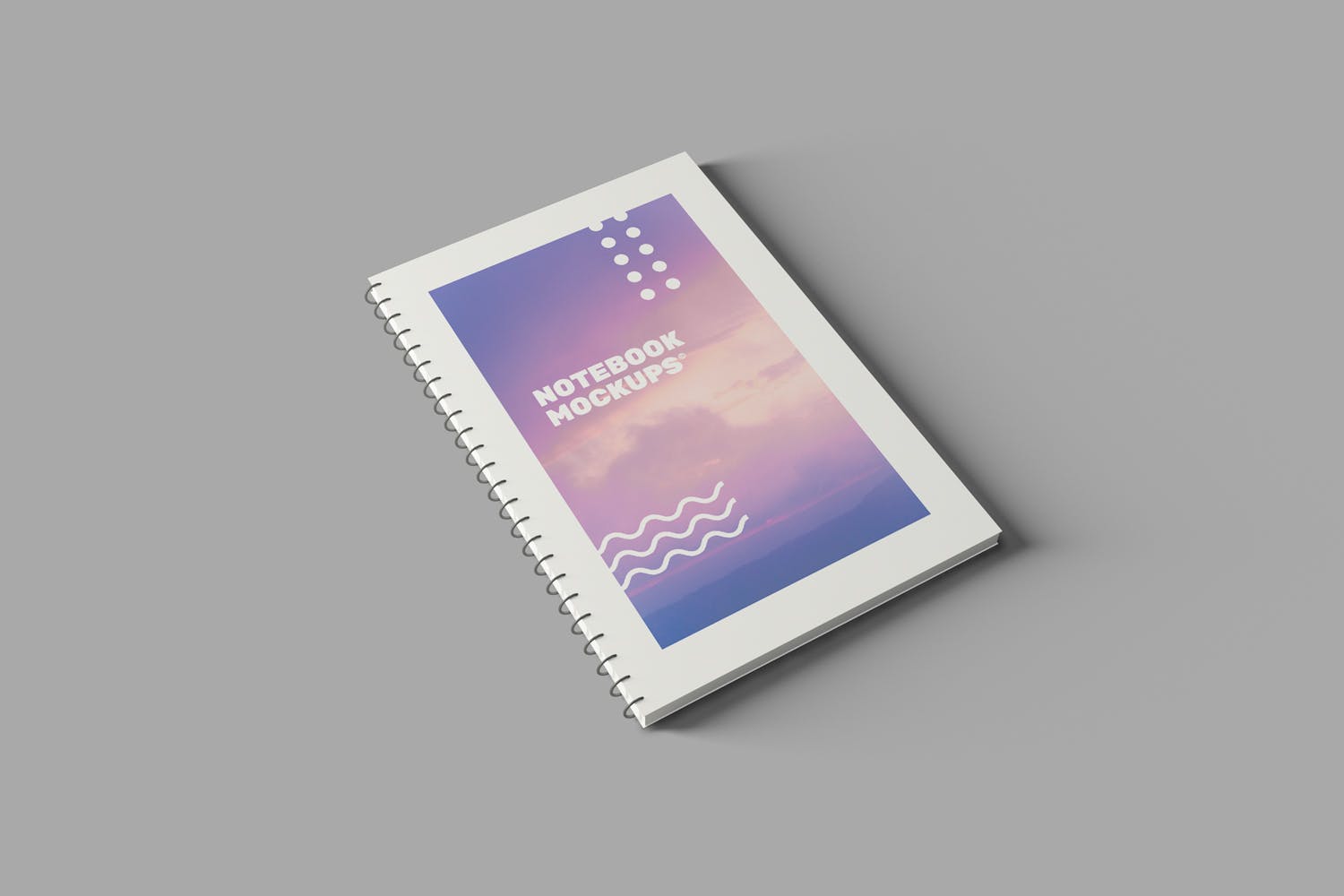 活页记事本封面设计效果图样机 Notebook Mockups插图(2)