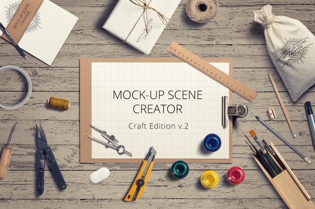 超级巨无霸&Header场景样机设计素材包 Multipurpose Mock-Up Creator插图(5)