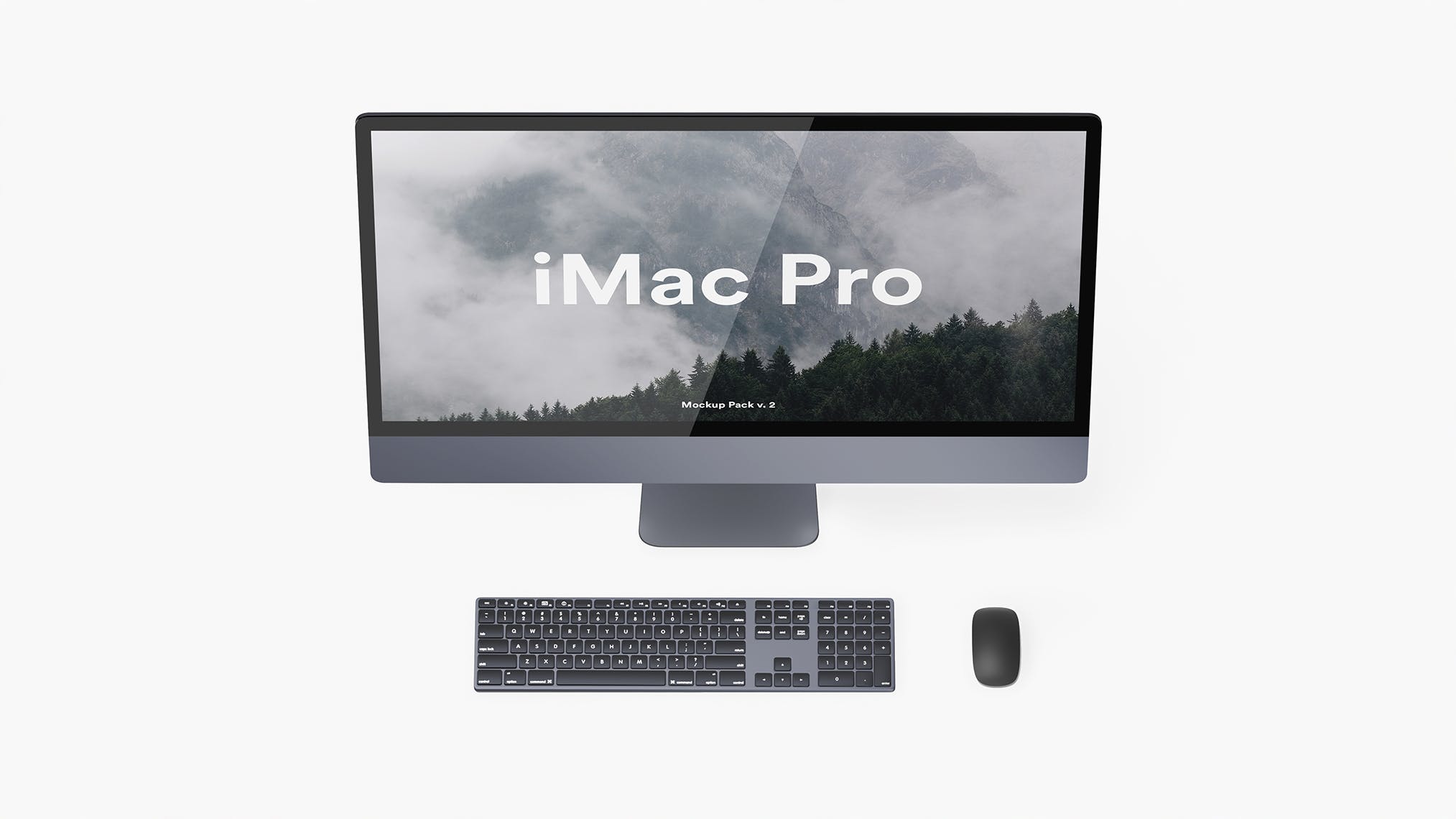 5K高分辨率iMac Pro一体机多角度样机模板 iMac Pro Kit插图(9)