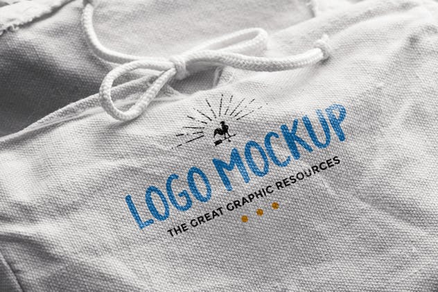 服装缝纫风格Logo样机v1 Logo Mock-Ups / Vol.1插图(6)