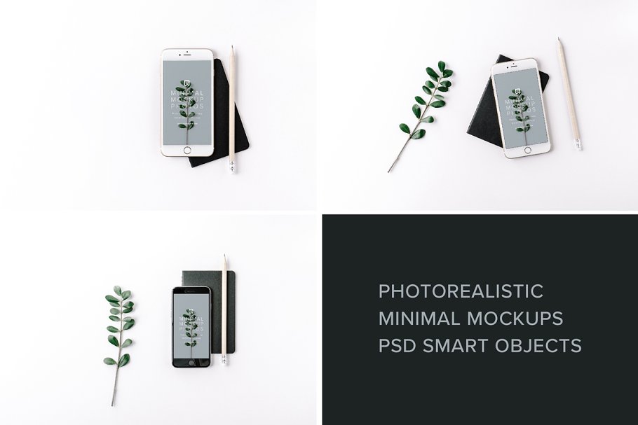 iPad & iPhone 真实场景样机模板 Minimal Mockup Pack Photorealistic插图(4)