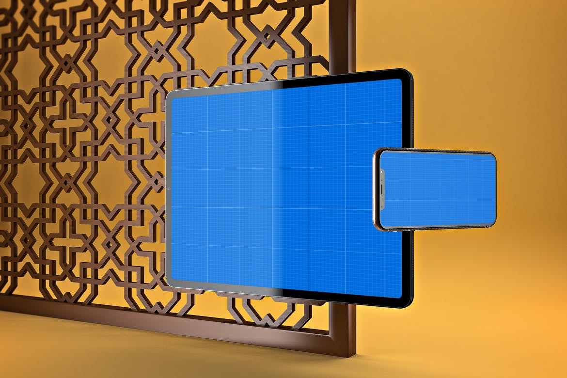 阿拉伯文APP应用iPhone XS和iPad Pro样机模板 Arabic iPhone XS & iPad Pro插图(10)