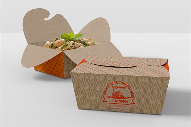 快餐食品包装样机v5 Fast Food Boxes Vol.5: Take Out Packaging Mockups插图(8)