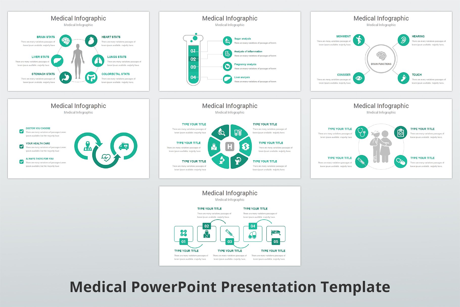 高品质医疗行业演示的PPT模板下载 Medical PowerPoint Template [pptx]插图(11)