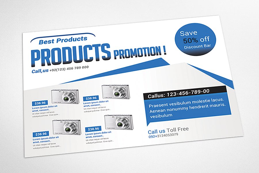 经典3C产品促销特卖传单模板 Product Promotion Flyer Templates插图(2)