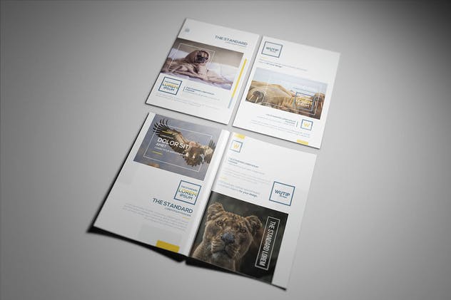 A4/A5宣传册目录产品手册样机 A4/A5 Brochure-Booklet Mockups插图(12)