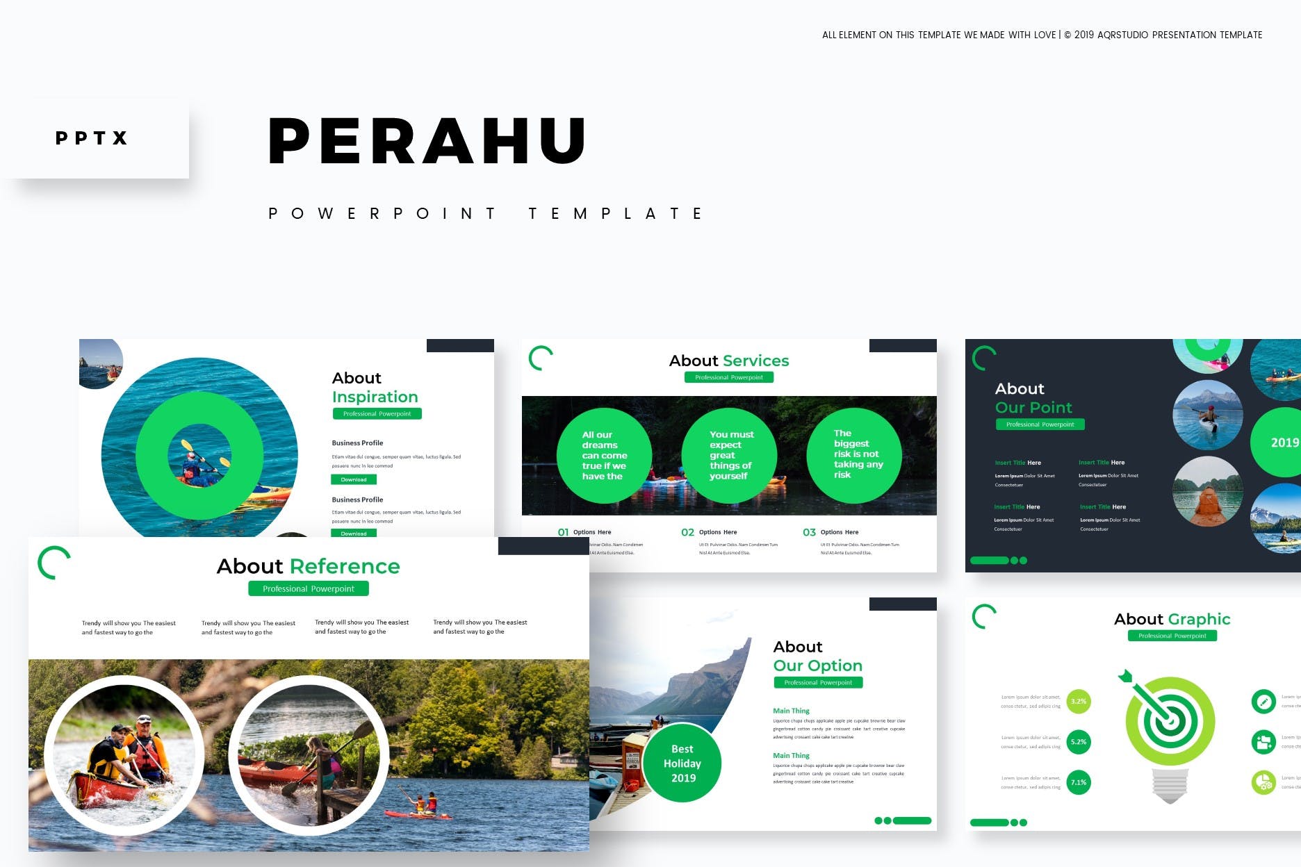 旅游度假方案策划PPT幻灯片模板 Perahu – Powerpoint Template插图