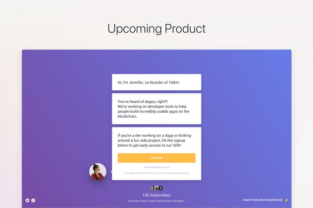 类ProductHunt购物社交网站设计模板 Clone UI Kit – Product hunter like ProductHunt插图(4)