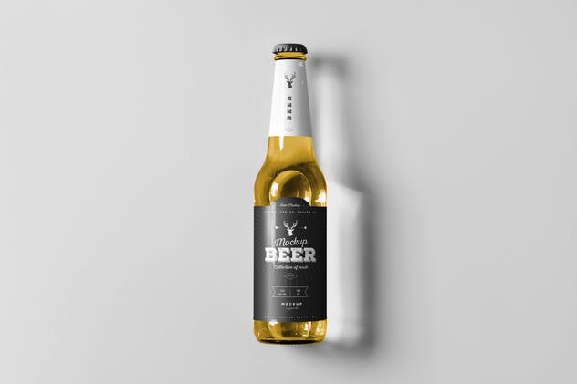 啤酒包装外观设计展示样机模板 Beer Mock-up 5插图(5)