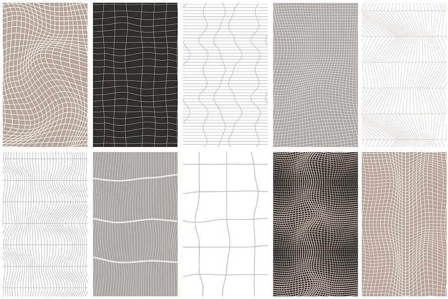 40款优雅图案矢量无缝纹理背景 Elegant Background Patterns插图(11)