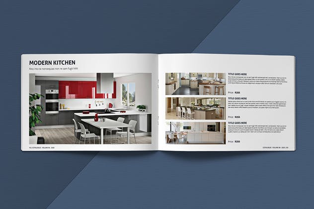 现代简约设计风格横板产品目录设计模板 Modern Catalogue Template插图(8)