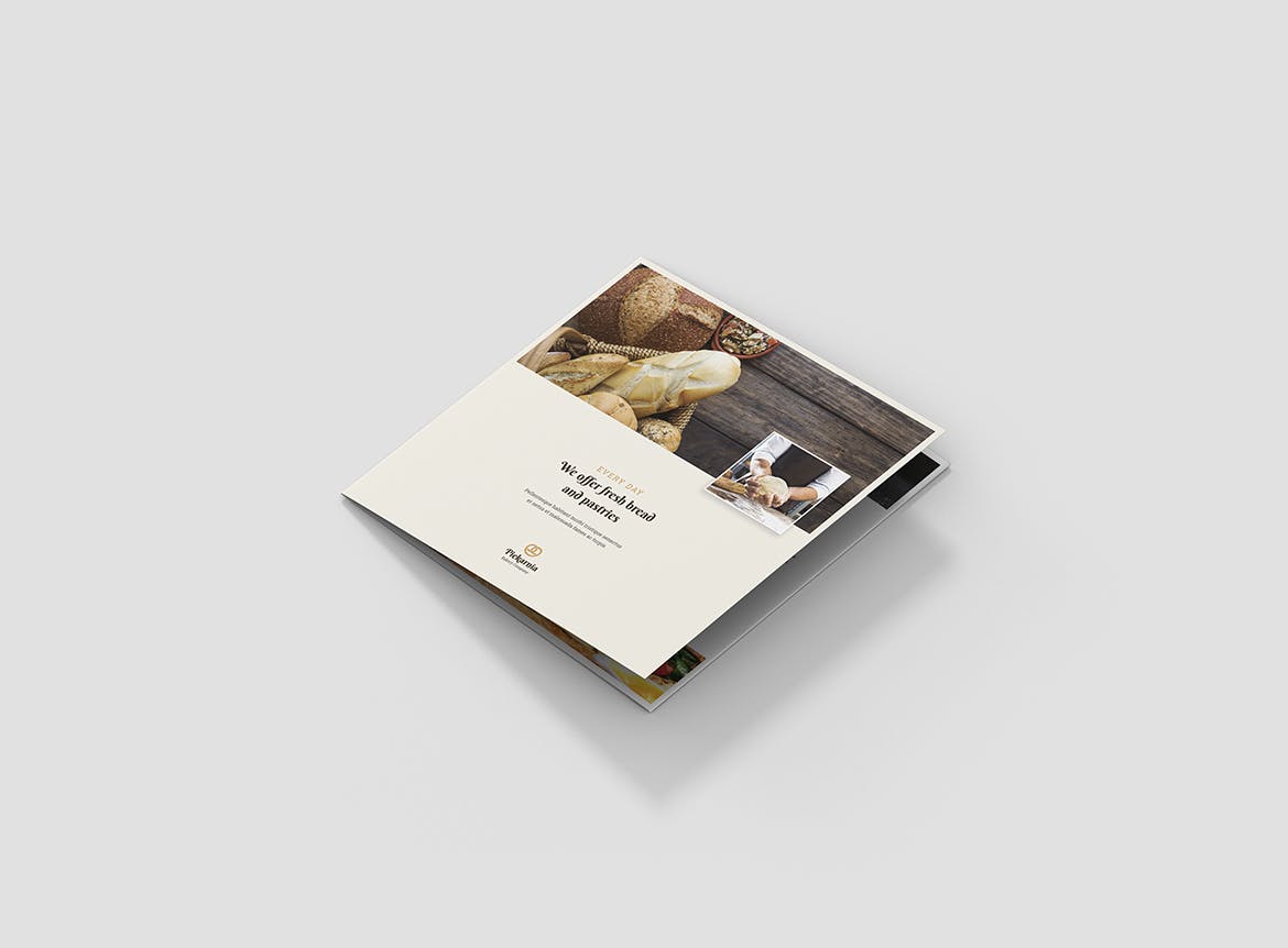5合1面包店折页宣传单设计模板合集 Bakery – Brochures Bundle Print Templates 5 in 1插图(4)