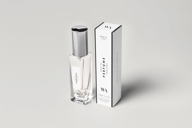 浓郁香水化妆品外观样机模板v2 Perfume Mock-up 2插图(2)