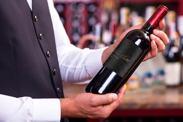 葡萄酒品牌外包装样机模板 Wine Bottles Mockup插图(3)