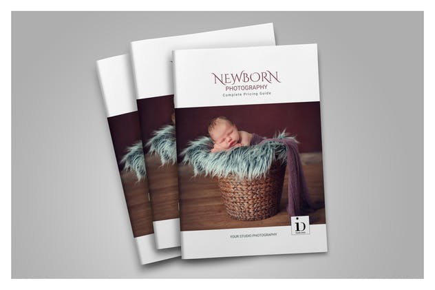 婴儿儿童摄影服务产品手册模板 Newborn Magazine Complete Pricing Guide插图(6)