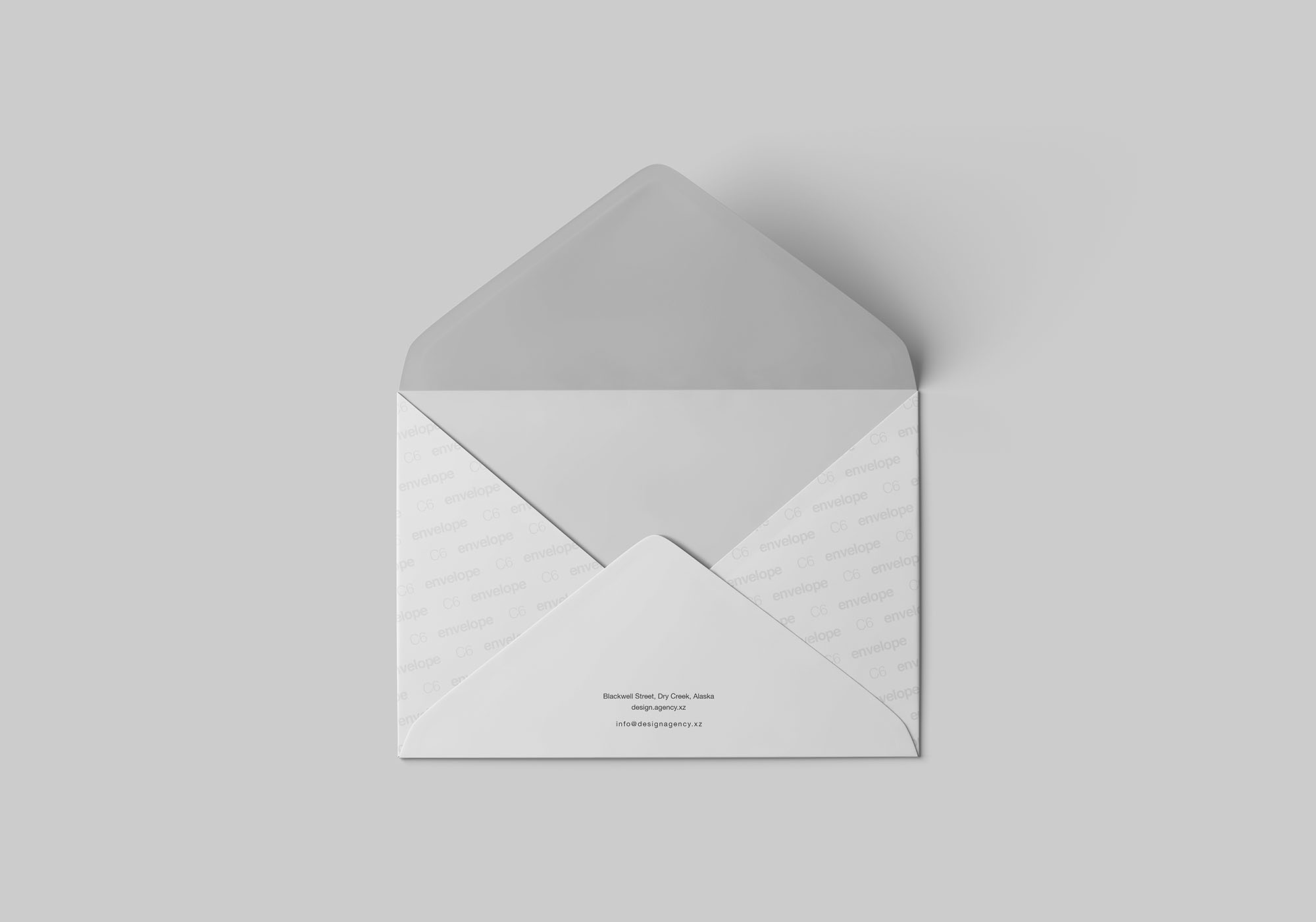 C6信封外观设计样机模板 C6 Envelope Mockup插图(3)