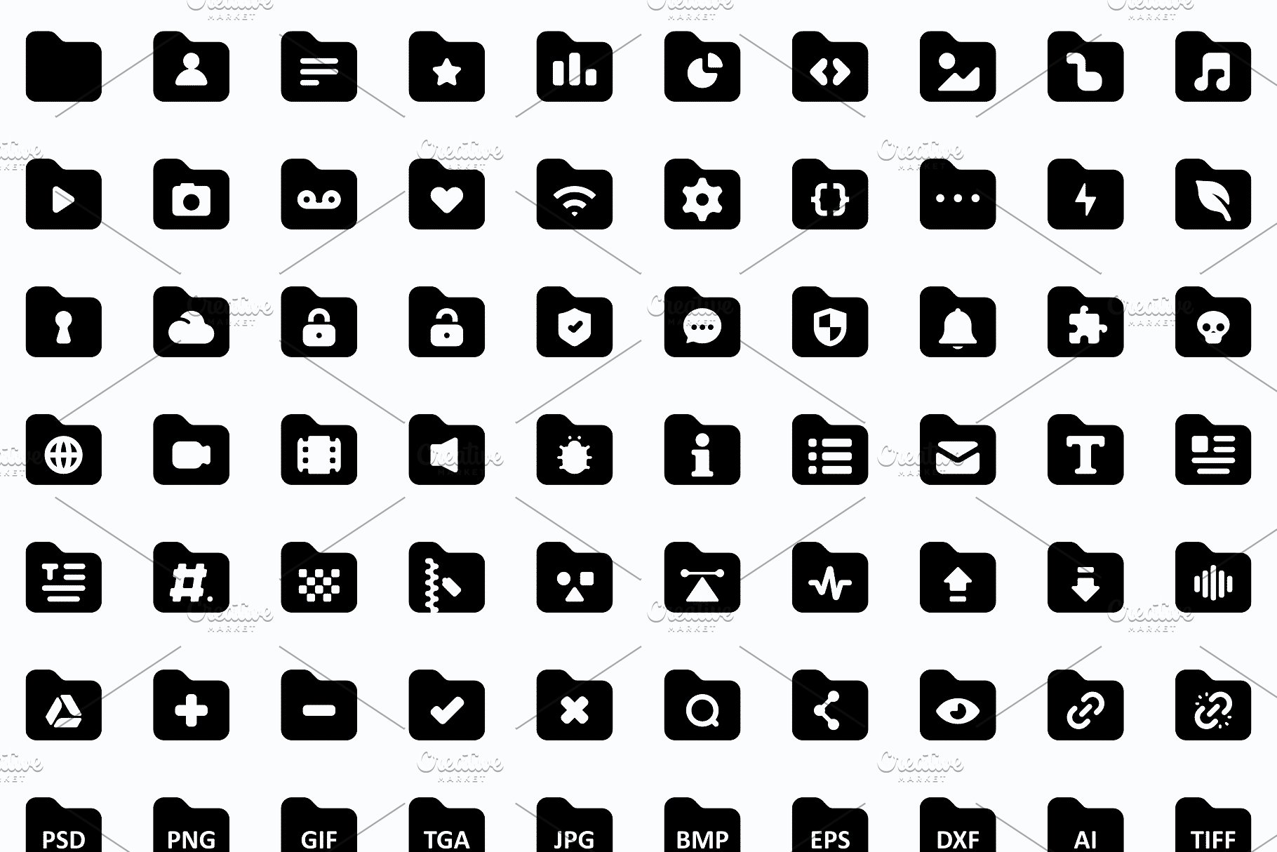 2200枚圆形实心图标 Roundies 2200 Solid Icons插图(12)