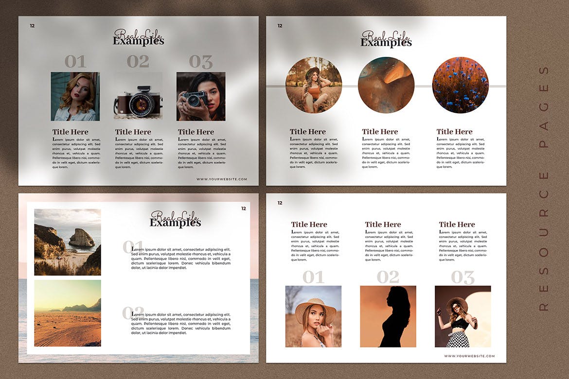 现代极简设计风格电子书设计模板 Modern eBook Templates插图(12)