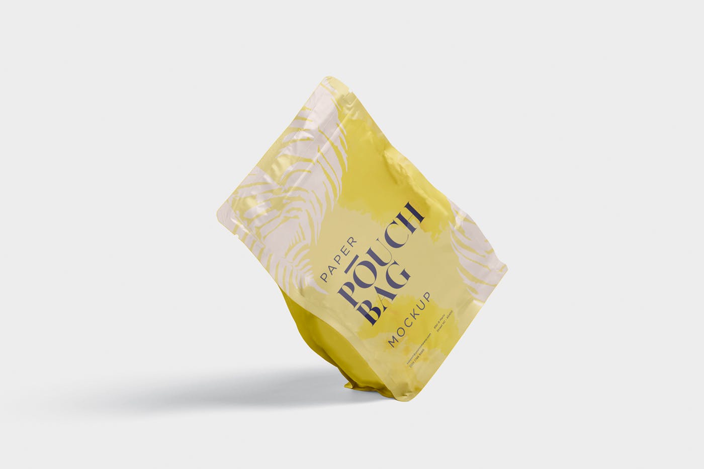 零食包装纸袋/塑料袋设计效果图样机 Paper Pouch Bag Mockup插图(3)