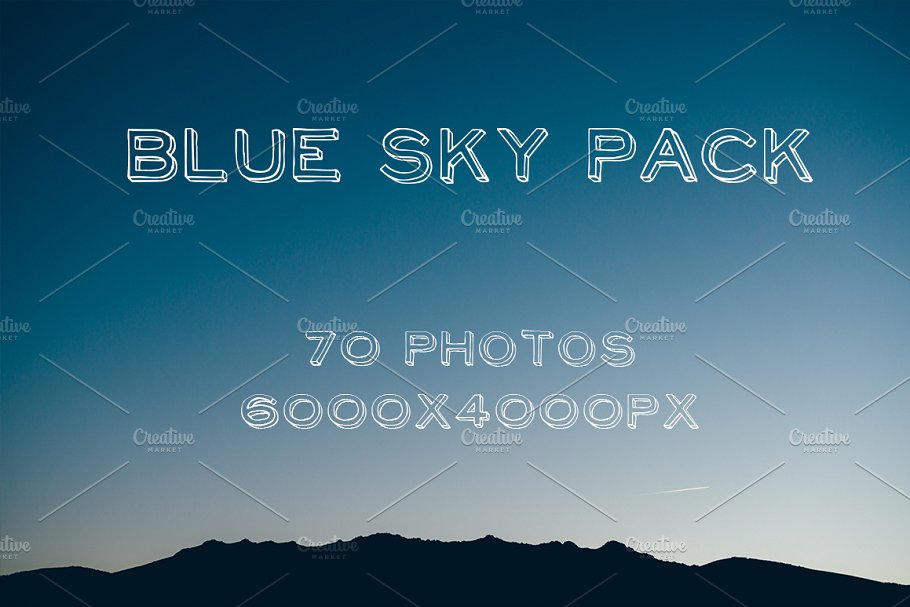 高清蓝天景观照片合集 Blue Sky Photo Pack插图