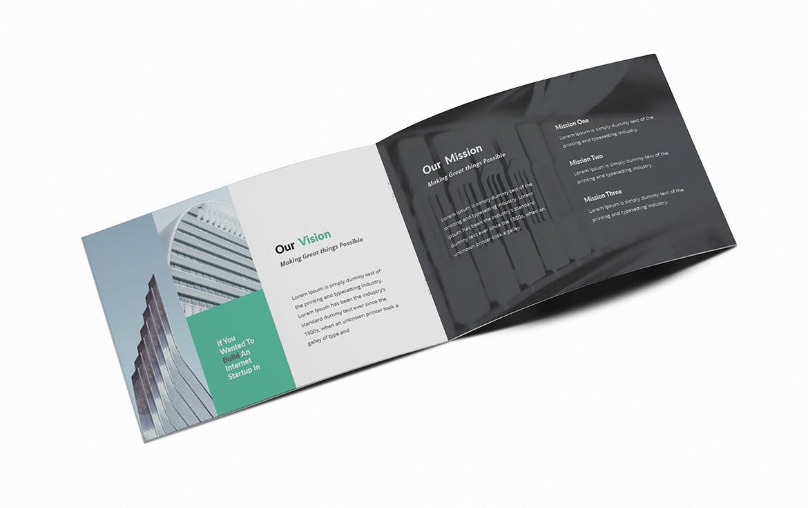 A5尺寸规格横版产品手册公司画册设计模板 ISP A5 Brochure Template插图(4)