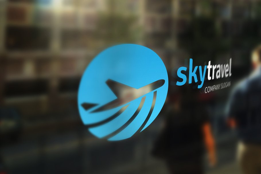 航空旅行主题Logo模板 Sky Travel插图(4)